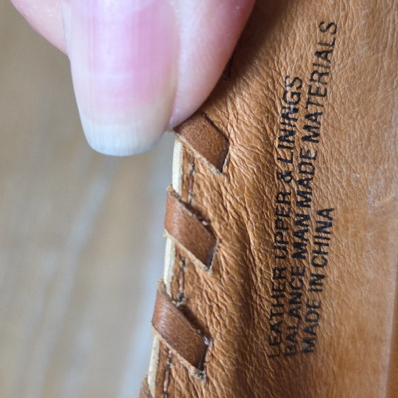 Born Leather Whipstich Ballet Flats, Size 9 - Picture 9 of 10